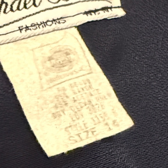 Michael Blair 14 Elegant Navy Blue Women's Jacket - Picture 8 of 9